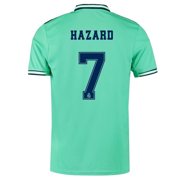 Camiseta Real Madrid NO.7 Hazard 3ª Kit 2019 2020 Verde